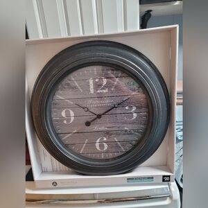 Gray Westminster Wall Clock